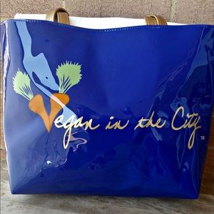 Tote bag made in the USA for Vegan in the City TM